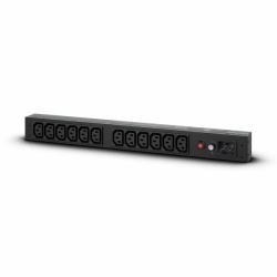 CyberPower PDU20BHVIEC12R unidad de distribución de energía [PDU] 12 salidas AC 1U Negro (PDUBASIC 230V 12XC13OUTPUTS - C20INPUT 1U VERTICAL RACK-MOUNT)