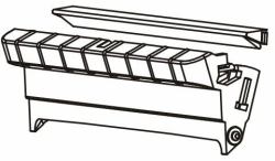 Zebra P1027135-044 kit per stampante (KITFRONT BEZEL DISPENSER [DT] - .)