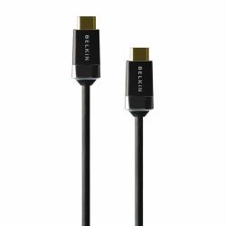 Belkin High Speed HDMI 1m cavo HDMI HDMI tipo A [Standard] Nero (HDMI CABLEHIGH SPEED GOLD1M)