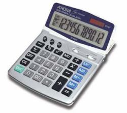 Aurora DT401 calculadora Escritorio Calculadora básica Gris (Aurora DT401 Desk Calculator)