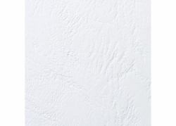 GBC Portadas encuadernación LeatherGrain A5 250 gsm blanco [100] (GBC 4400015 White Leathergrain Binding Covers)
