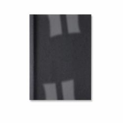 GBC Carpeta Térmica Ibileather 3 mm Negro [Caja 100] (GBC IB451614 Black Leathergrain Thermal Binding Covers)