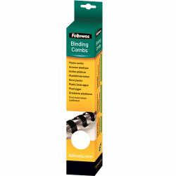 Fellowes 5330803 carpeta para encuadernado y accesorio (Fellowes 5330803 10mm White Comb 25pk)