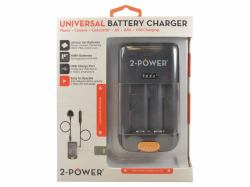 2-Power UDC5001A-RPEU cargador de batería (Universal Camera Battery Charger-Retail)