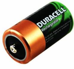Duracell BUN0057A batteria per uso domestico Batteria ricaricabile C Nichel-Metallo Idruro [NiMH] (Duracell Rechargeable C Size 10 Pack)