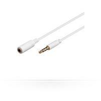 Microconnect IPOD003A cavo audio 1 m 3.5mm Bianco (Headphone & Audio Cable, 1m - 3.5mm Minijack extension Cable - Warranty: 12M)