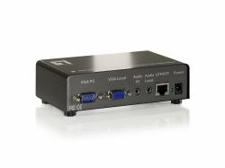 LevelOne AVE-9201 extensor audio/video Transmisor y receptor de señales AV Negro 