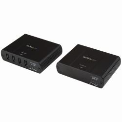 StarTech.com Sistema extender Ethernet USB 2.0 via LAN Gigabit o Cat5e/Cat6 diretto con 4 porte, fino a 100 m (StarTech.com Sistema extender Ethernet USB 2.0 via LAN Gigabit o Cat5e/Cat6 diretto co...