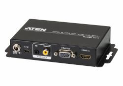 ATEN VC812 convertidor de señal de vídeo 1920 x 1200 Pixeles (HDMI TO VGA CONVERTER SCALER)