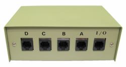 Cables Direct SB-384 controller periferici (CDL 4 Port RJ45 Switch Box)