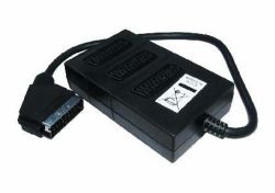 Cables Direct 1SB3 divisor de video SCART (CDL 3 Way SCART Splitter Box Blk)
