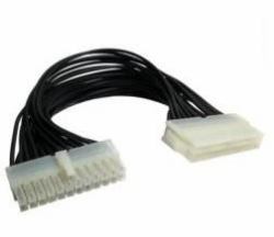 Cables Direct 0.23 m, 24-p/24-p, M/F 0,23 m (CDL 24 Pin ATX Extension Cable -)