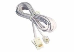 Cables Direct RJ11 - BT Plug 2 m Blanco (CDL 2m Crossover RJ11 [M]-BT [M])