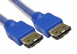 Cables Direct RB-463 cavo SATA 3 m eSATA Blu (CDL 3m eSATA v3 Data Cable)
