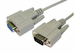 Cables Direct SL-904 cavo seriale Grigio 2 m D9 (CDL D9 [M] to D9 [F] Null Modem)