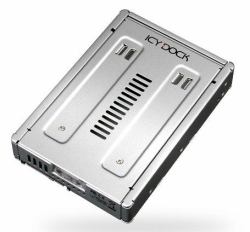 Icy Dock MB982IP-1S-1 docking station per unità di archiviazione Argento (2,5" / 3,5" SAS SSD&HDD Silv - Warranty: 24M)