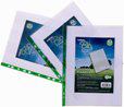 Snopake Bio Multi Punched Pocket Polypropylene A4 55 Micron Red Strip Embossed Top Opening Clear ...