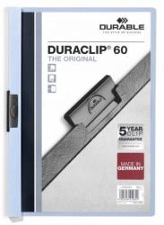 Durable Duraclip 60 archivador PVC Azul claro, Transparente (Durable DURACLIP 60 A4 Folder Blue [25])