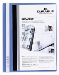 Durable DURAPLUS archivador Azul, Transparente (Durable DURAPLUS A4+ Folder Blue [25])