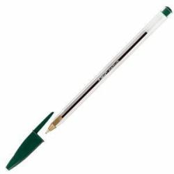 BIC Cristal Verde (BIC Cristal Green Medium Ballpoint Pen Pack of 50)