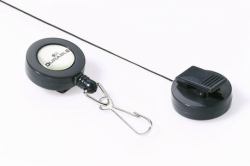 Durable 8221-58 Carrete de acreditación Negro 10 pieza[s] (Durable Snap Hook Badge Reel Charcoal [10])