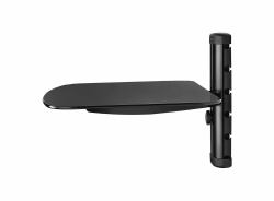 Peerless ACCSH200 estante para equipo av Negro Vidrio (ACCSH200 - Single AV Wall Shelf with Glass)