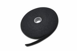 Microconnect CABLETAPE1 abrazadera para cable Negro 1 pieza[s] (Velcro Tape 15mm, 10m, Black - 15mm Width - Hook and Loop - Warranty: 300M)