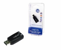 LogiLink USB Soundkarte 5.1 canali (USB-A Audio Adapter 5.1 Sound - Effect USB Soundkarte, 5.1 - channels, USB - Warranty: 48M)