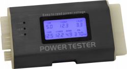 DeLOCK 18159 medidor de energía y batería Negro / Blanco (ATX Tester 24PiDisplay DELOCK - 18159 - Warranty: 12M)