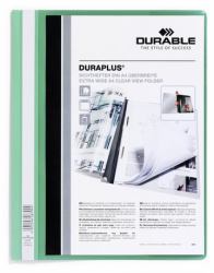 Durable DURAPLUS archivador Verde, Transparente (Durable DURAPLUS A4+ Folder Green [25])