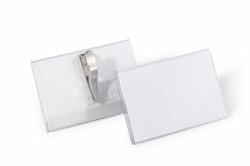 Durable 811119 insignia/pase Placa identificativa PVC 25 pieza[s] (Identity Badge/Badge Holder - Pvc 25 Pc[S] - Warranty: 12M)
