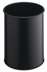Durable Perforated Waste Bin 15L Silver