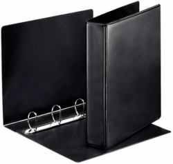 Esselte 49763 carpeta de cartón A4 Negro (Esselte Panorama ringbind m/2 lom. A4)