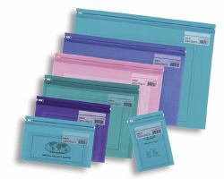 Snopake "Zippa-Bag S" Electra Colour Packs - A4 Asstd archivador (Snopake Zippa Bag 'S' A4 Electra Assorted- 25 Bags)