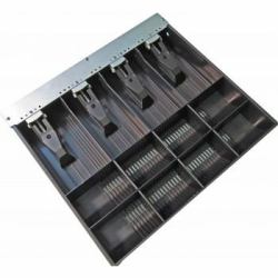 apg Solutions VPK-15B-5-BX bandeja para cajón portamonedas Negro (VASARIO EURO/GBP TILL INSERT - 8 COINS X 4 BILLS MODEL 1616)