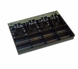 apg Solutions PK-15TA-M5-BX bandeja para cajón portamonedas Negro (S100 MULTI-CURRENCY GBP TILL - INSERT [8 COINS X 4 BILLS])