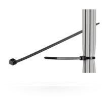 Microconnect CABLETIE6 fascetta Fascetta per scala Nero 100 pz (Cable tie 100pcs Black, 292mm - X 3,5mm 300mm X 3,6mm, UV - resistant Weather resistant Nylon, breaking strenght : 18.1 kg - Warranty...