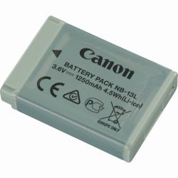 Canon 9839B001 batería para cámara/grabadora Ión de litio 1250 mAh (NB-13L BATTERY - NB-13L, Lithium-Ion [Li-Ion], - 1250 mAh, Camera, 3.6 V, 4.5 Wh, Grey - Warranty: 12M)