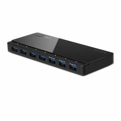 TP-Link UH700 hub de interfaz USB 3.2 Gen 1 [3.1 Gen 1] Micro-B 5000 Mbit/s Negro (TP-LINK USB 3.0 PT DATA TRANS RATE 5GBPS)