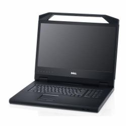 DELL A7485907 consola de rack 47 cm [18.5"] Negro 1U (Dell KMM Console - KVM console - 18.5" - rack-mountable - 1U)