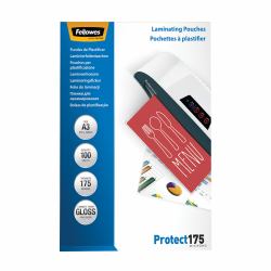 Fellowes 5308803 plastificador 100 pieza[s] (Laminating Pouch A3 175MIC 100pk)