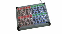 P&I Engineering XK-80 teclado USB Negro, Gris (PI Engineering X-Keys Desktop USB 80 key. [1Year warranty])