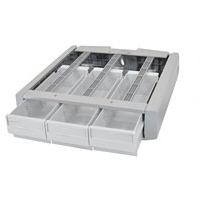 Ergotron 97-864 accesorio de carrito para portátil y ordenador Gris, Blanco Cajón (STYLEVIEW SUPPLEMENTAL TRIPLE - STORAGE DRAWER)