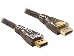 DeLOCK 82771 cavo DisplayPort 2 m Nero, Marrone (Delock DisplayPort kabel - 2 m)