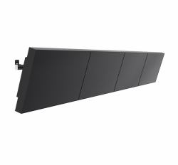 PW020001, Multi Display Wall - Tilt, Max 100 kg, 37" - 65 - Displays, VESA 100x100 - 900x400, Black/Aluminum - Warranty: 60M