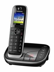 Panasonic KX-TGJ324EB teléfono Teléfono DECT Identificador de llamadas Negro (PANASONIC KX-TGJ324EB QUAD DECT)