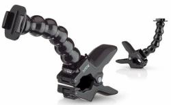 GoPro Jaws Soporte para cámara (Jaws: Clamp Mount - Jaws, Camera mount, - Universal, GoPro, Curved surface, Universal, Black - Warranty: 12M)