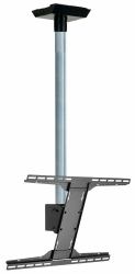Peerless MOD-FPSKIT150-CPF signage display mount 190.5 cm [75"] Black, Zinc (FPSKIT150-CPF - Flat Panel Single Screen Kit 1.5M with MOD-CPF - Zinc)