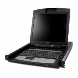 APC AP5717R console a rack 43,2 cm [17"] 1280 x 1024 Pixel Nero 1U (APC LCD Console - Console KVM - 17" - montabile in rack - 1280 x 1024 @ 75 Hz - nero - 1U - per P/N: SMX1000CUS, SMX1500RM2UCNCUS...