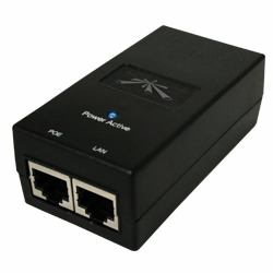 Ubiquiti POE-24-12W-G adaptador e inyector de PoE 24 V (PoE Injector 24V 12W Gbit - 24VDC @ 0.5A, RJ-45 - Warranty: 24M)